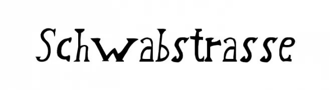 Schwabstrasse  Frei Schriftart Herunterladen