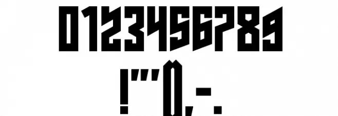 Schwachsinn Regular Font Alte caractere