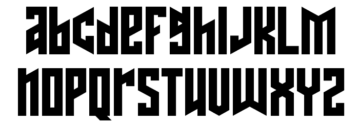 Schwachsinn Regular Font LOWERCASE