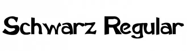 Schwarz Regular  les polices de caractères gratuit tlcharger
