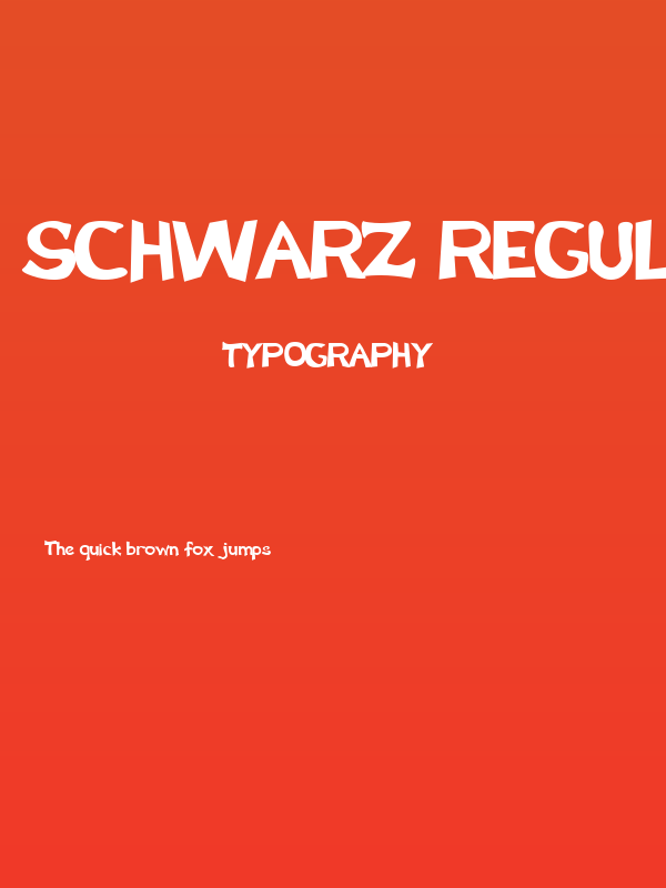 Schwarz Regular Poster