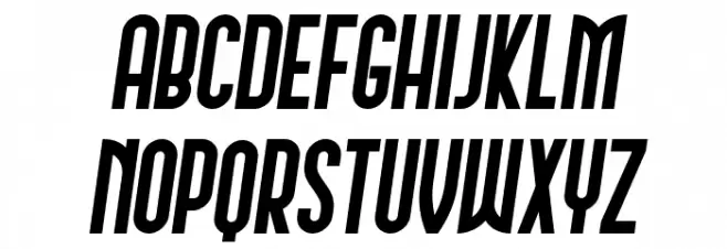 Schwarzenberg Italic Caratteri MAIUSCOLE