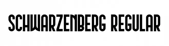 Schwarzenberg Regular  Descarca Fonturi Gratis