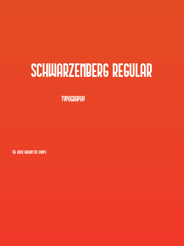 Schwarzenberg Regular Poster