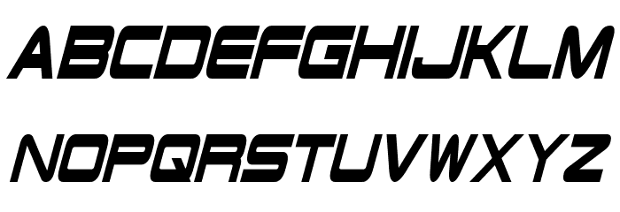 Schwarzenegger Condensed Italic Font LOWERCASE