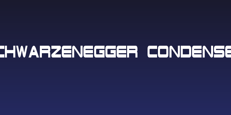Schwarzenegger Condensed Social Header