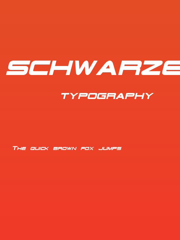Schwarzenegger Italic Poster
