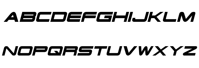 Schwarzenegger Italic Font LOWERCASE