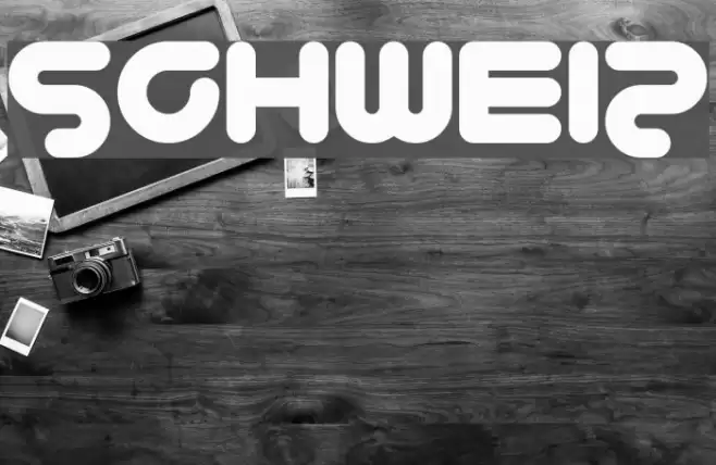Schweiz Font examples