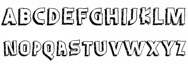 Schwifty フォント 大文字