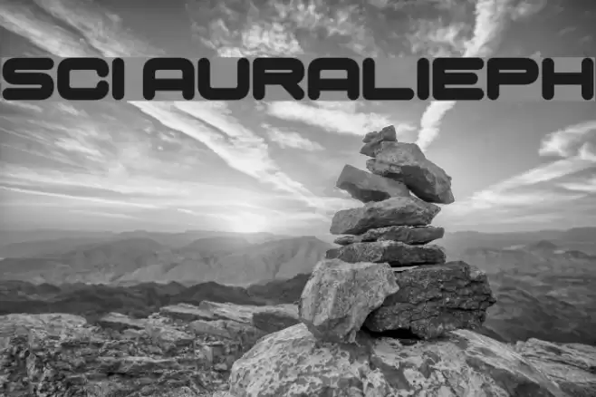 Sci Auralieph Font examples