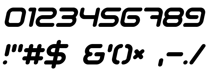 Sci Fied 2002 Italic Font OTHER CHARS