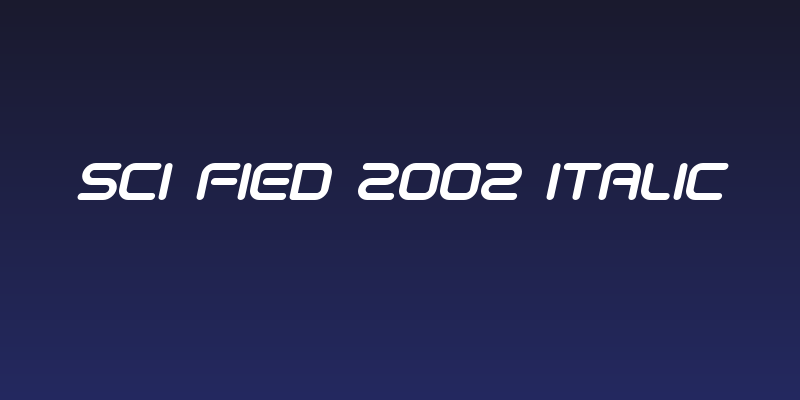 Sci Fied 2002 Italic Social Header