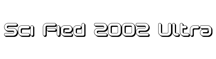 Sci Fied 2002 Ultra Font