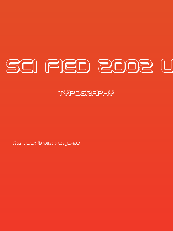 Sci Fied 2002 Ultra Poster