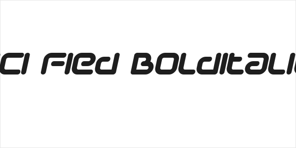 Sci Fied BoldItalic Logo