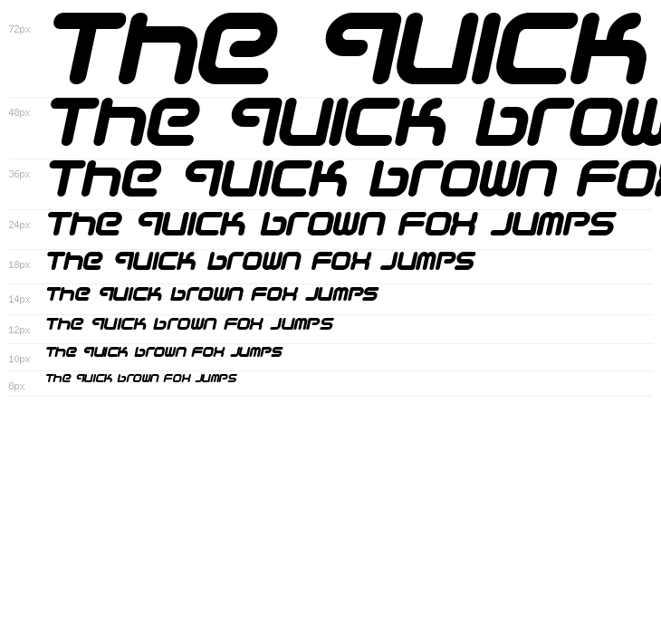 Sci Fied BoldItalic Waterfall