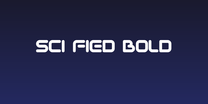 Sci Fied Bold Social Header