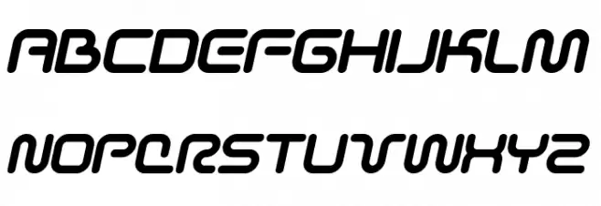 Sci Fied Italic Fuentes MAYÚSCULAS