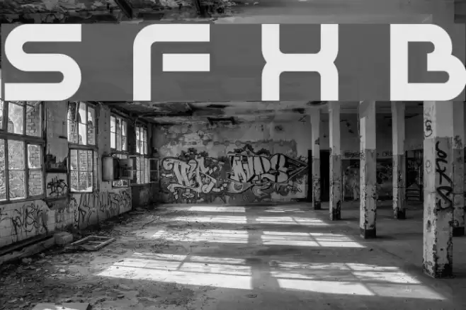 Sci Fied X Bold Font examples