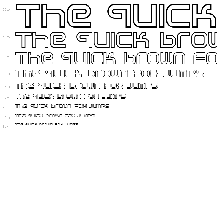 Sci Fied X Outline Waterfall