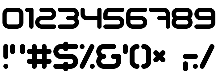 Sci Fied Font OTHER CHARS