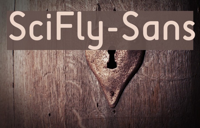 SciFly-Sans Font examples