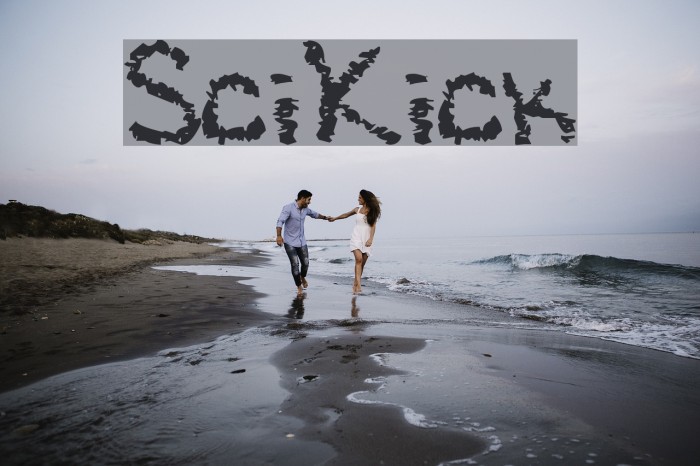 SciKick Font examples