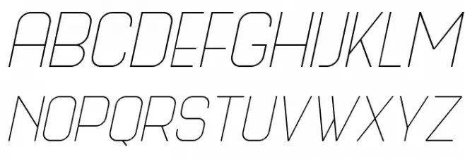 Science Fair Light Italic Polices MINUSCULES