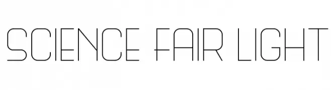 Science Fair Light  नि: शुल्क फ़ॉन्ट्स डाउनलोड
