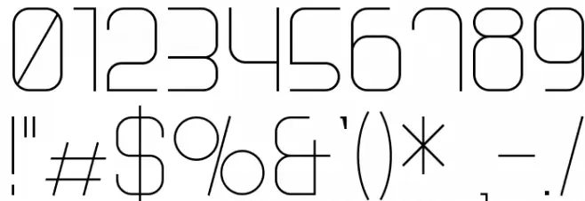 Science Fair Light Font OTHER CHARS