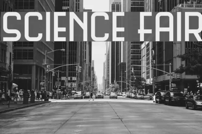 Science Fair Font examples