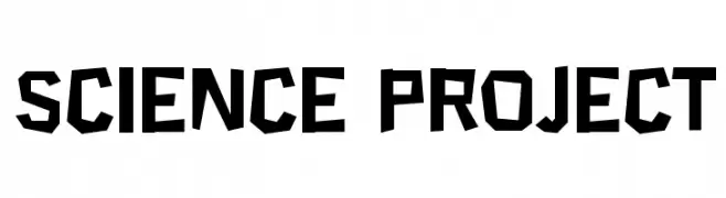 Science Project  Frei Schriftart Herunterladen