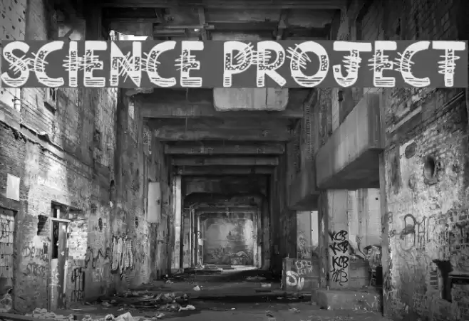 Science Project フォント examples