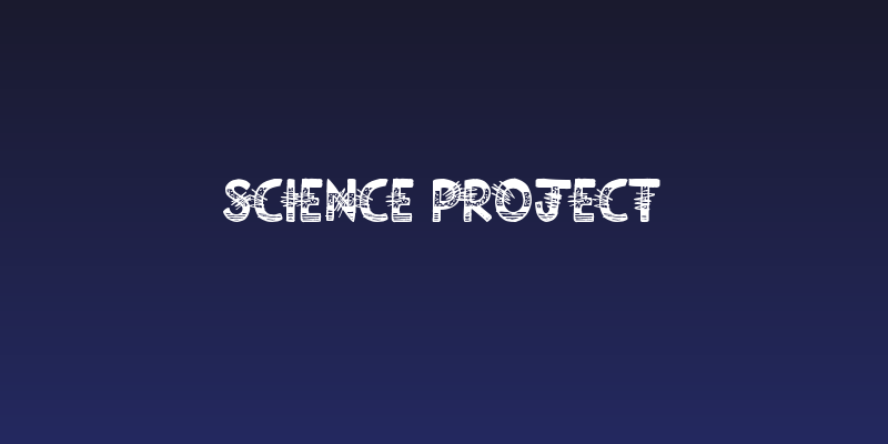 Science Project Social Header
