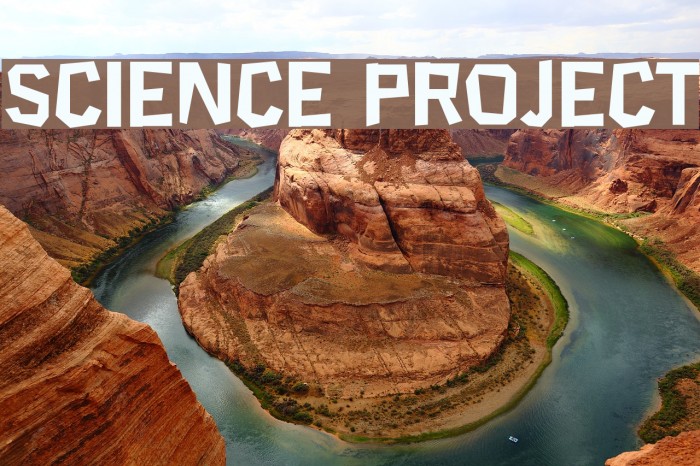 Science Project Font examples
