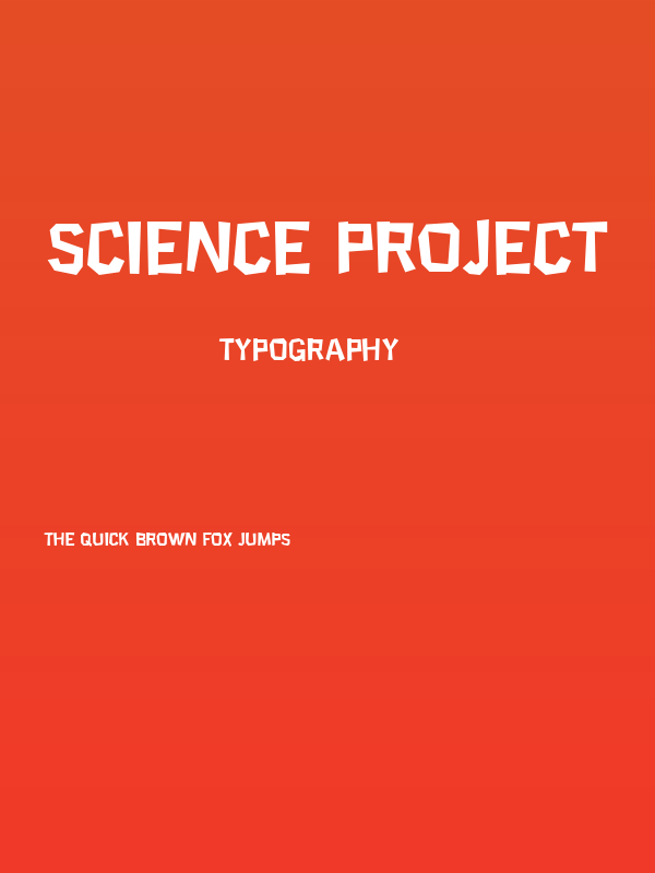 Science Project Poster