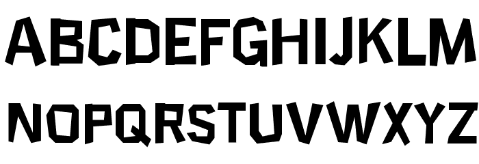 Science Project Font LOWERCASE
