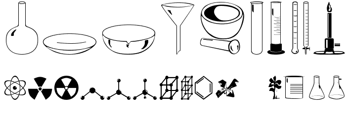 Science Font OTHER CHARS