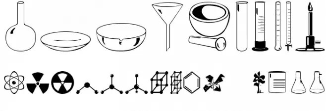 Science フォント その他の文字