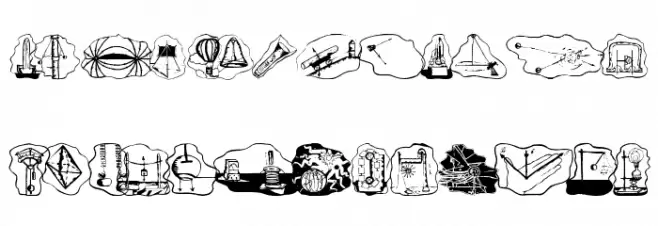 ScienceBats 字体 大写