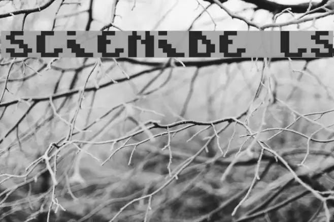 Scienide LS Font examples