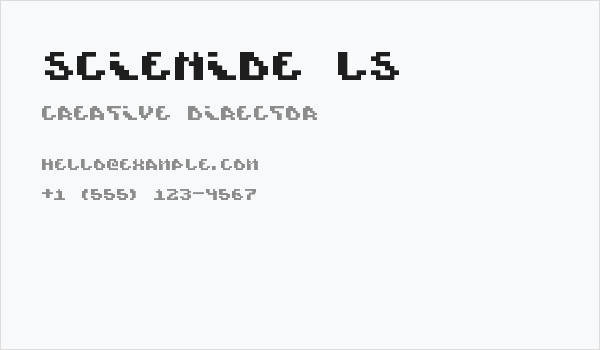 Scienide LS Business Card
