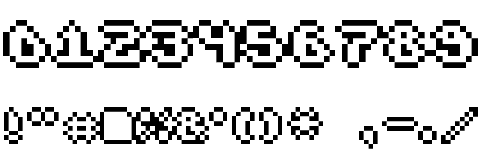 Scienide Outline Font OTHER CHARS