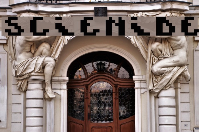 Scienide Font examples