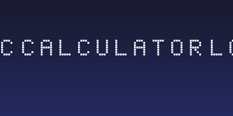 Scientific Calculator LCD Regular Social Header