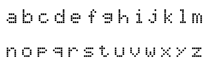 Scientific Calculator LCD Regular Font LOWERCASE
