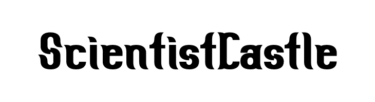 Scientist Castle  フリーフォントのダウンロード