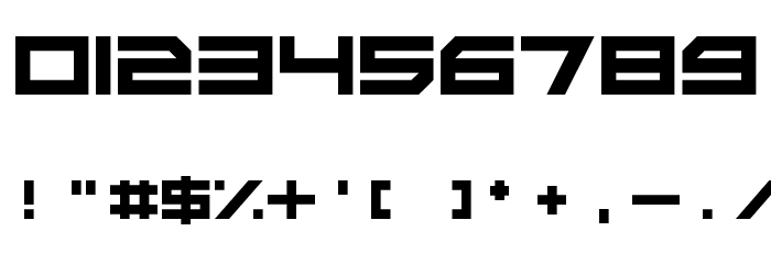 Scifi Adventure Font OTHER CHARS