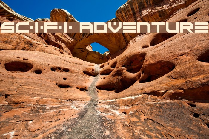 Scifi Adventure Font examples